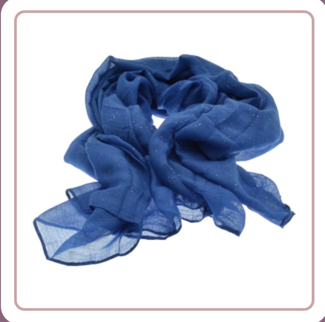 Royal Blue Sparkle Scarf