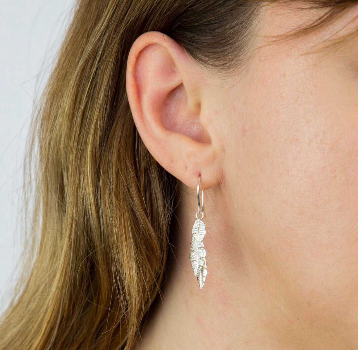 Multi Leaf Drop Earrings