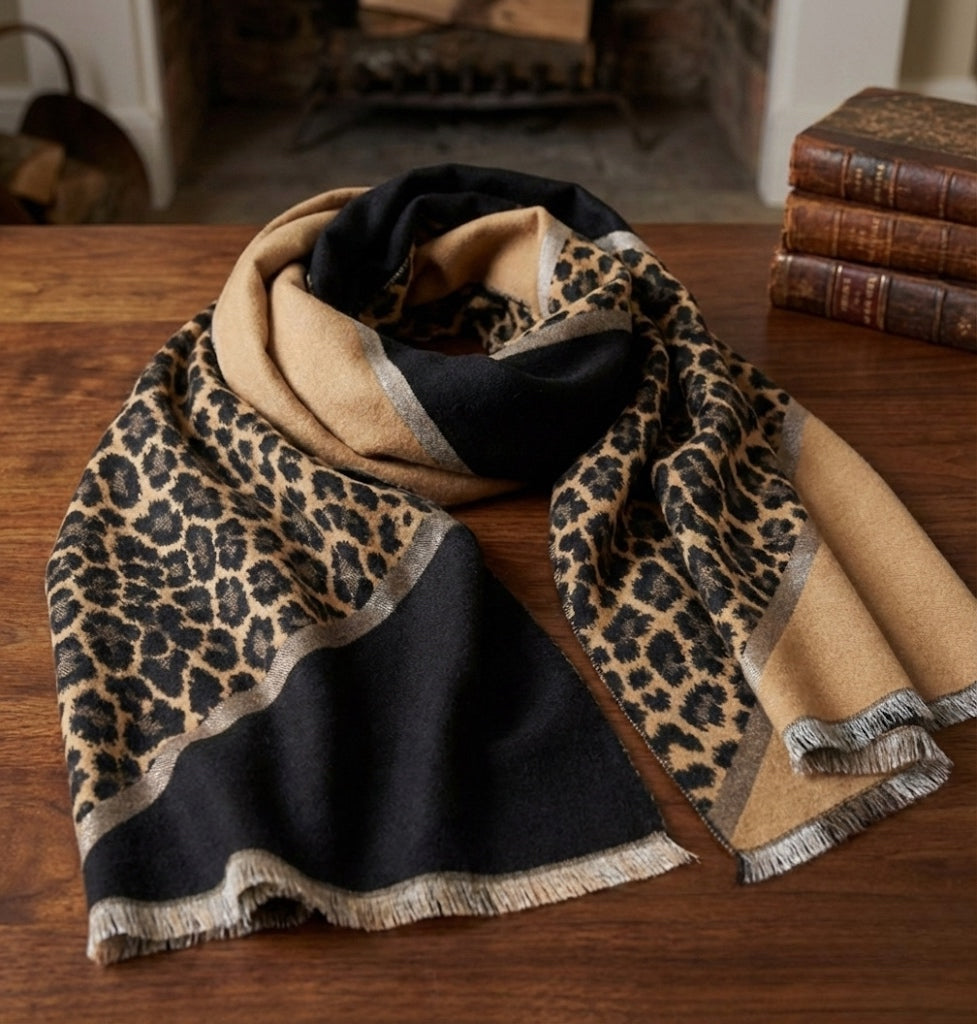 Leopard Print Scarf