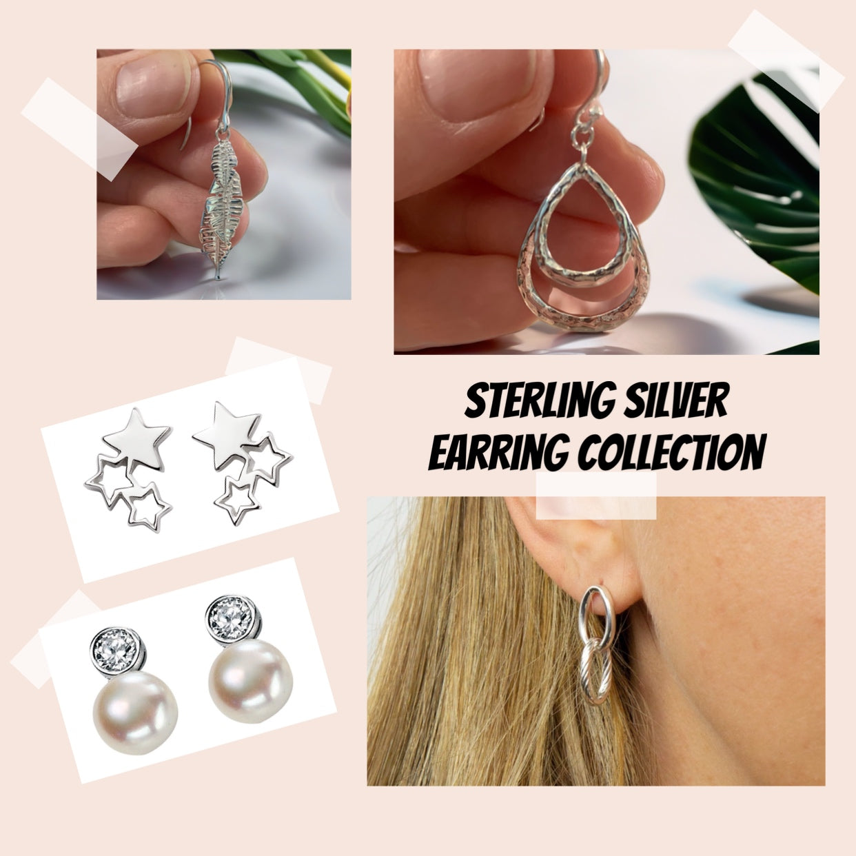 Sterling Silver Earring Collection