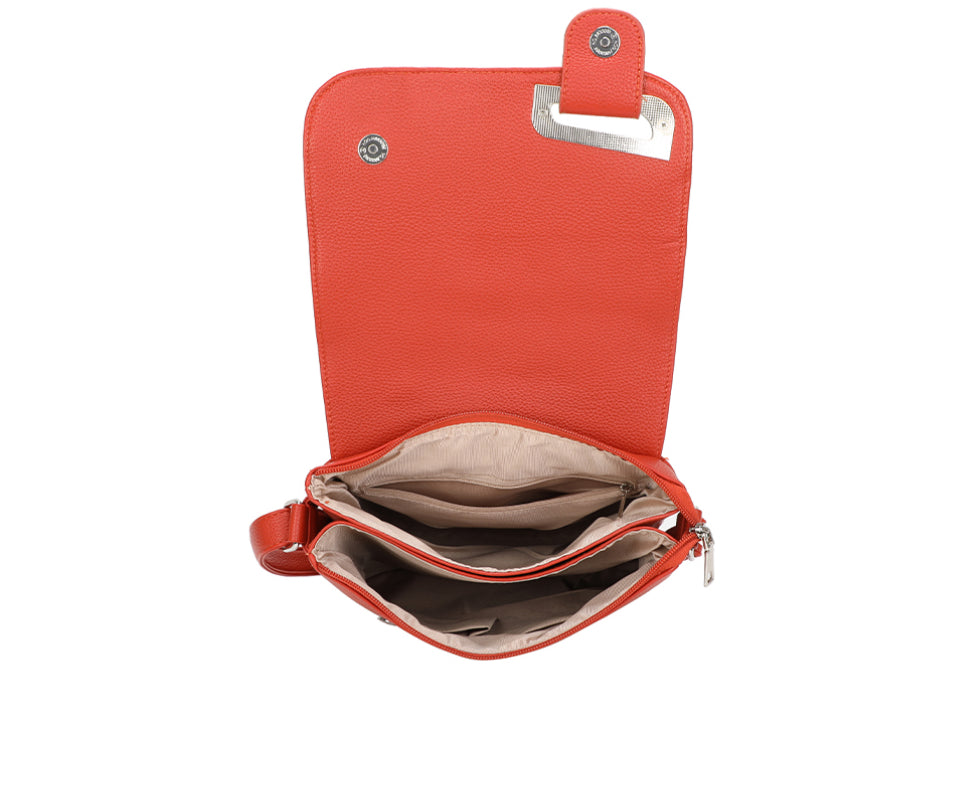 Strathurie Faux Leather Crossbody Shoulder Bag Navy Blue