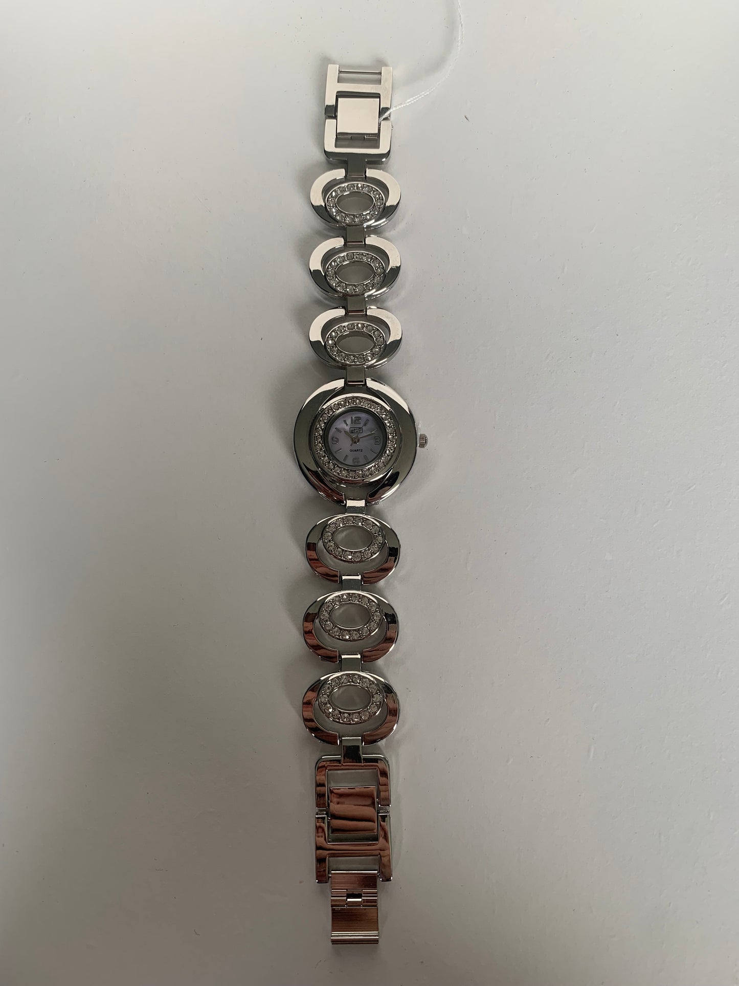 Dazzling Rhinestone Link Women's Dress Watch