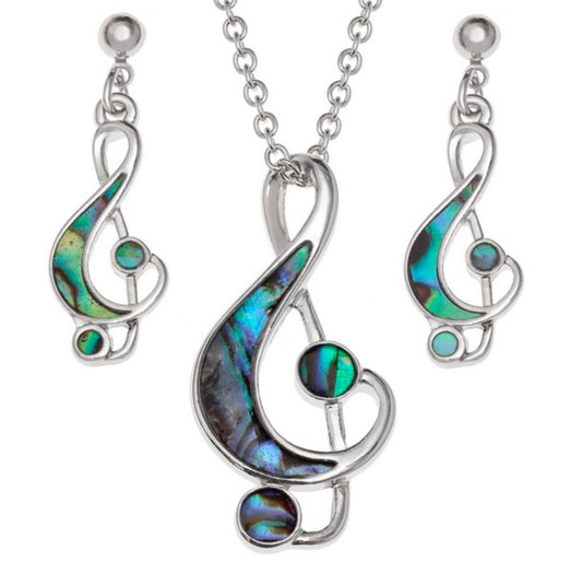 Treble Clef Jewellery Set