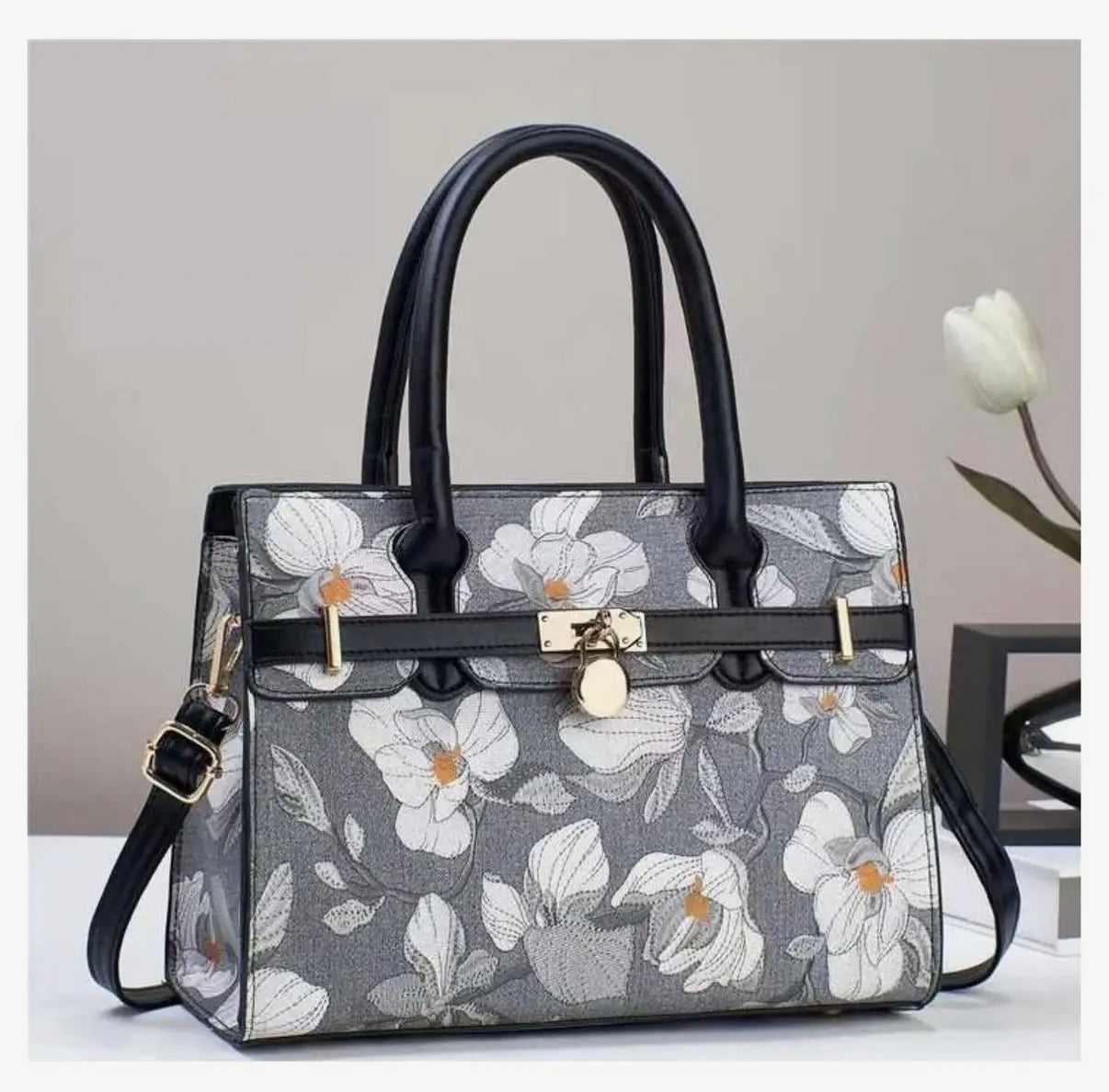 Medium Floral Tote Bag