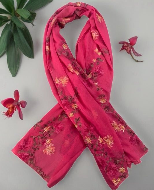 Embroidered Scarf