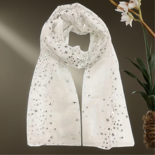 Star Print Scarf