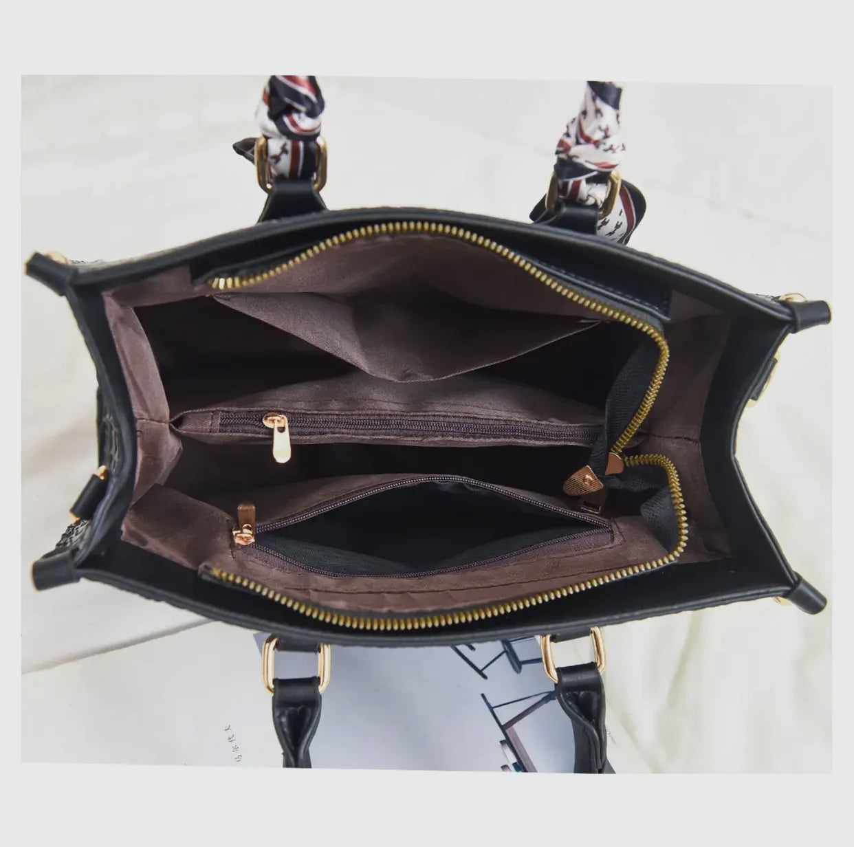 Elegant Croc Style Handbag