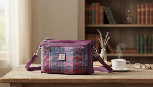 Harris Tweed Crossbody Purse Style Bag