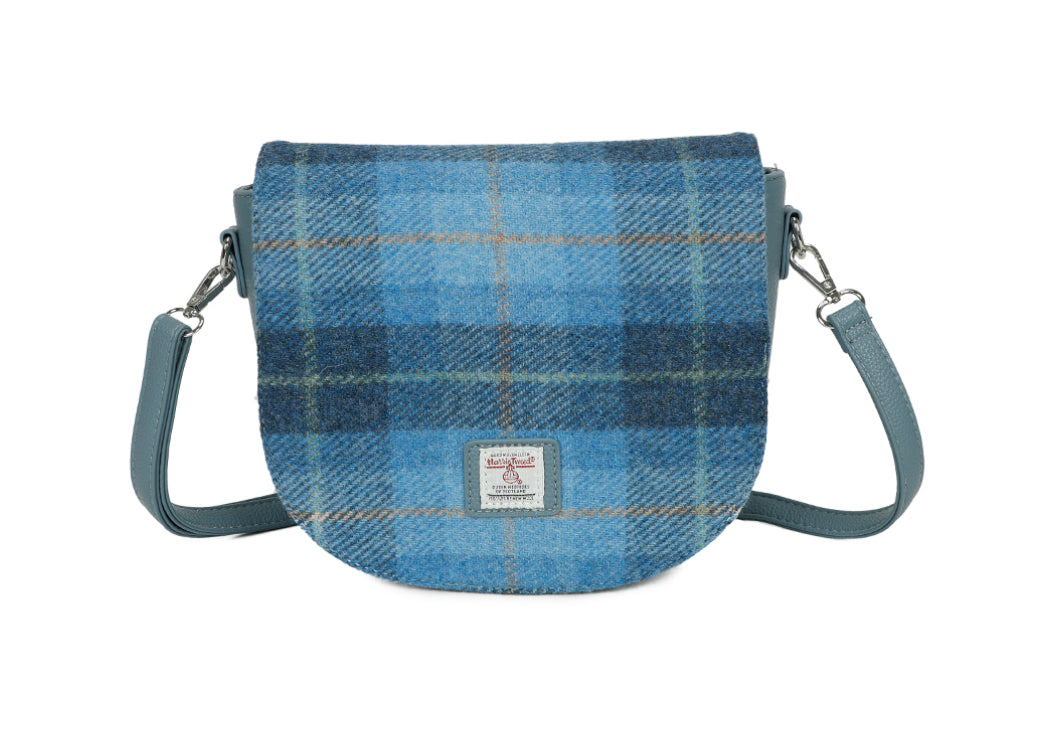 Harris Tweed Saddle Style Bag