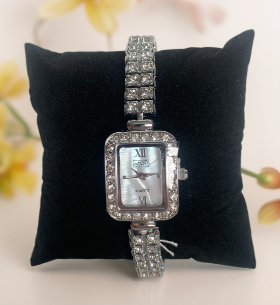Eton Crystal-Set Cocktail Watch
