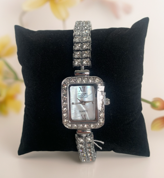 Eton Crystal-Set Cocktail Watch