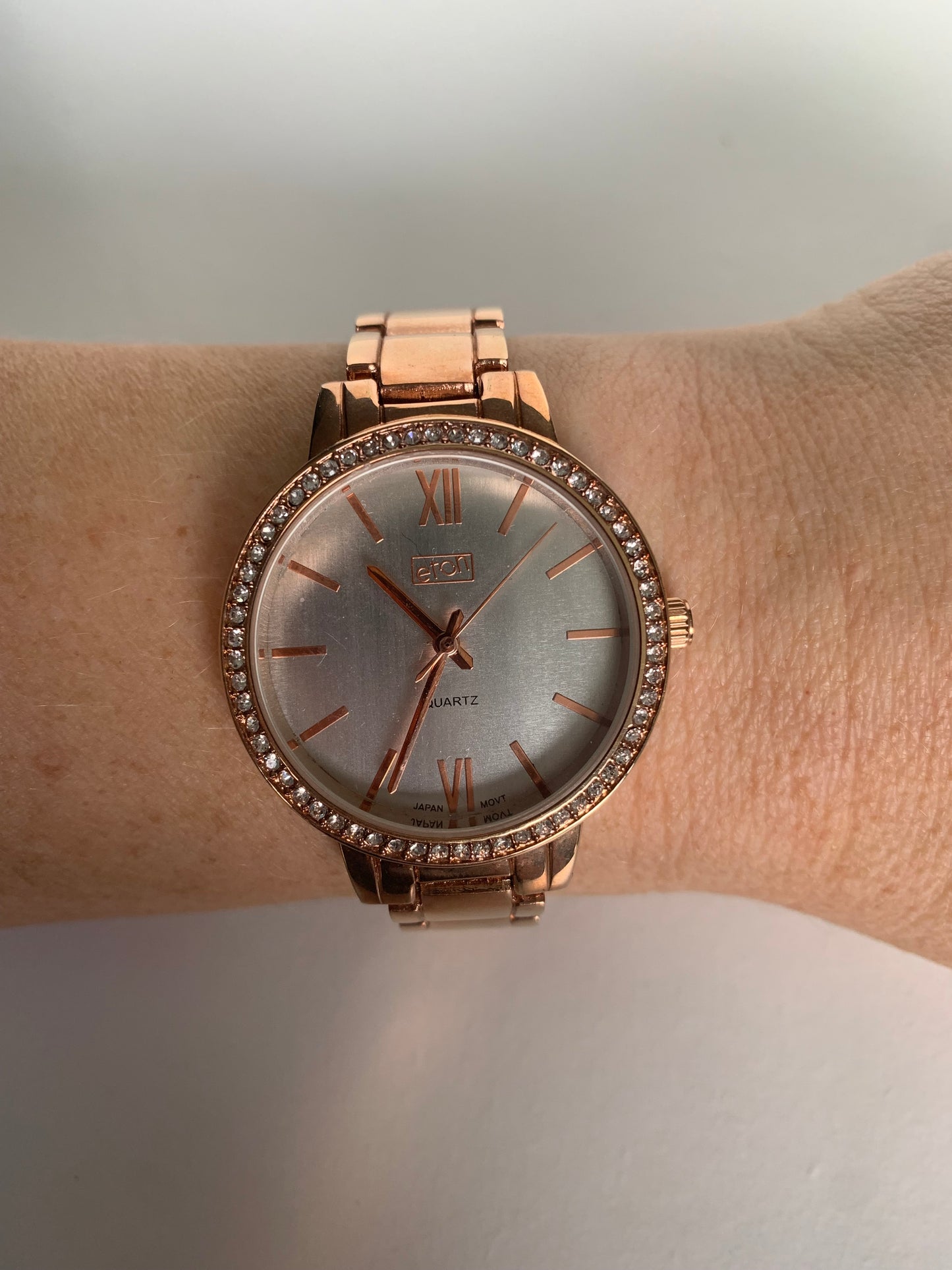 Eton Rose Gold Sparkle Watch