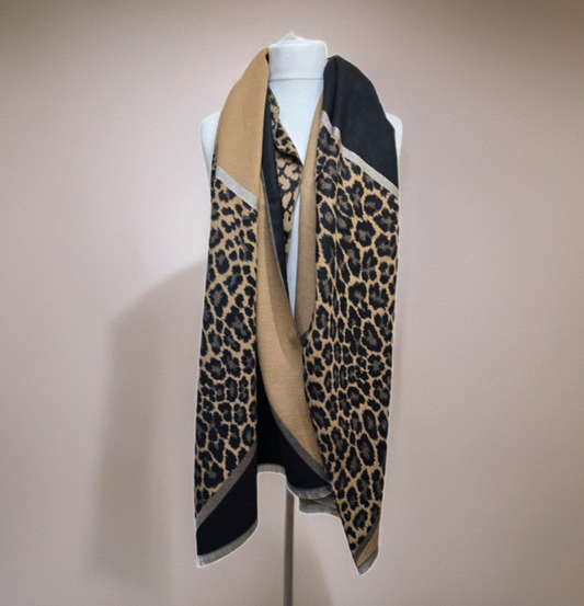 Leopard Print Scarf