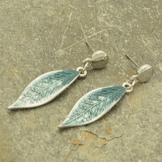 Teal Blended Earrings
