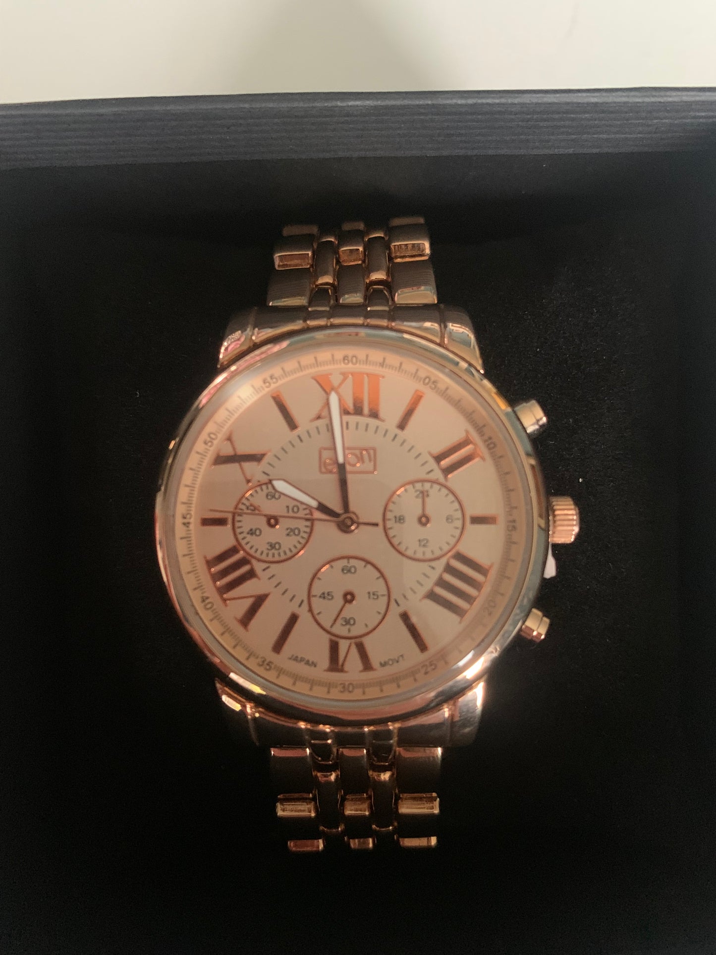 Eton Chronograph - Rose Gold Elegance Watch