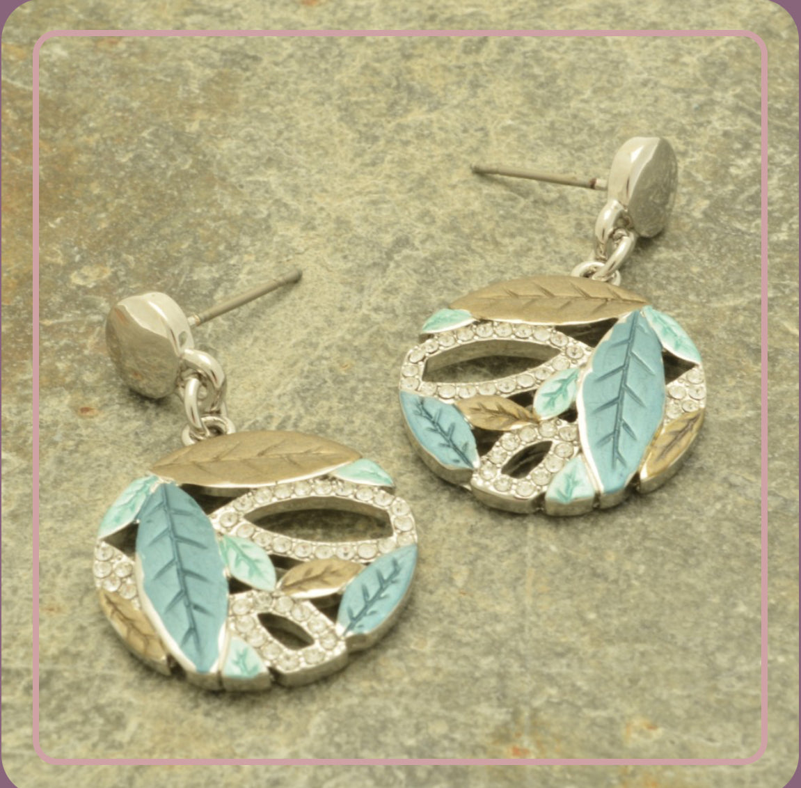 Green Leaves Earrings