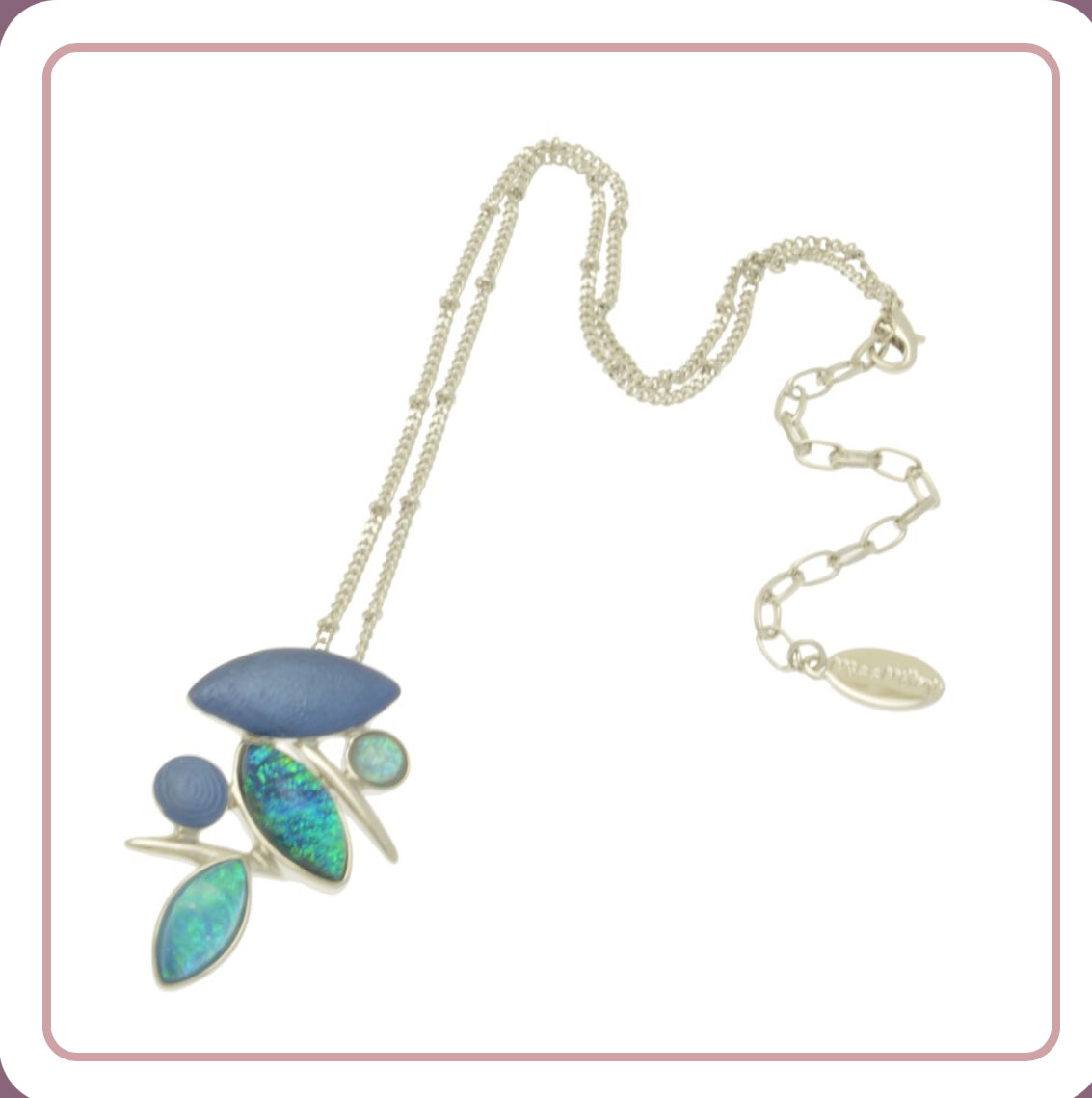 Iridescent Trio Necklace