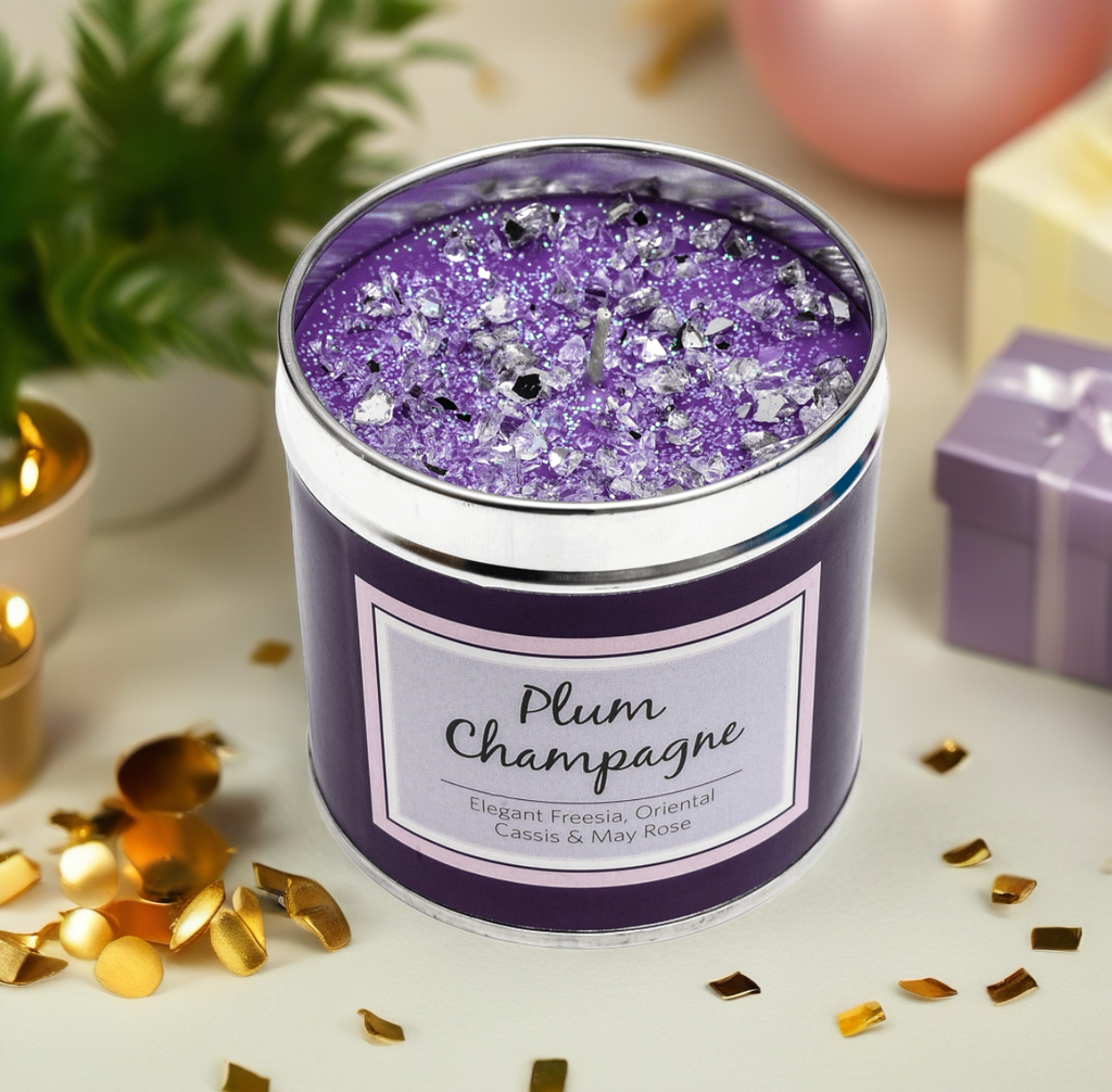 Seriously Scented Candle - Plum Champagne