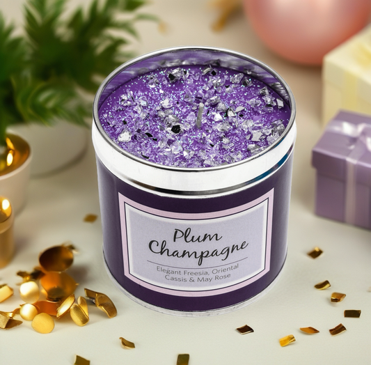 Seriously Scented Candle - Plum Champagne