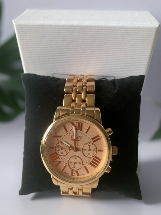 Eton Chronograph - Rose Gold Elegance Watch