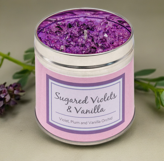 Seriously Scented Candle - Sugared Violets & Vanilla