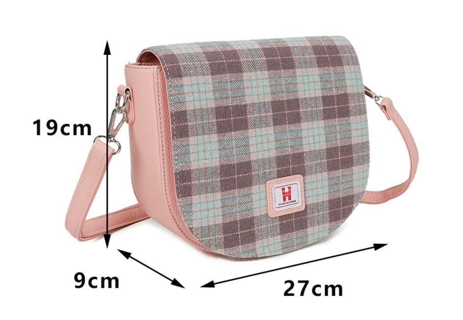 Harris Tweed Saddle Style Bag