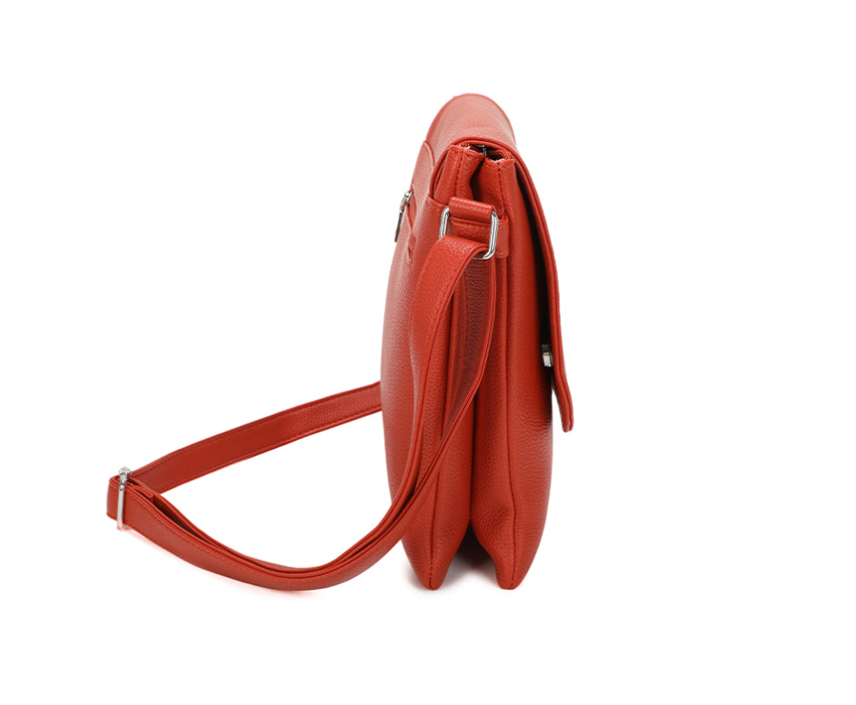 Strathurie Faux Leather Crossbody Shoulder Bag Navy Blue