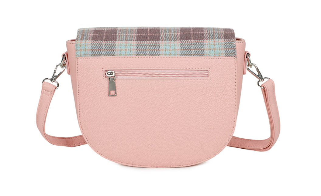 Harris Tweed Saddle Style Bag