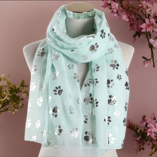 Paw Print Scarf