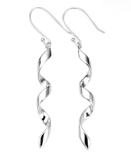 Swirl Drop Earrings