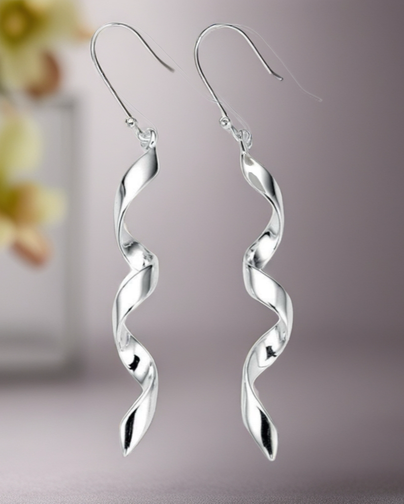Swirl Drop Earrings