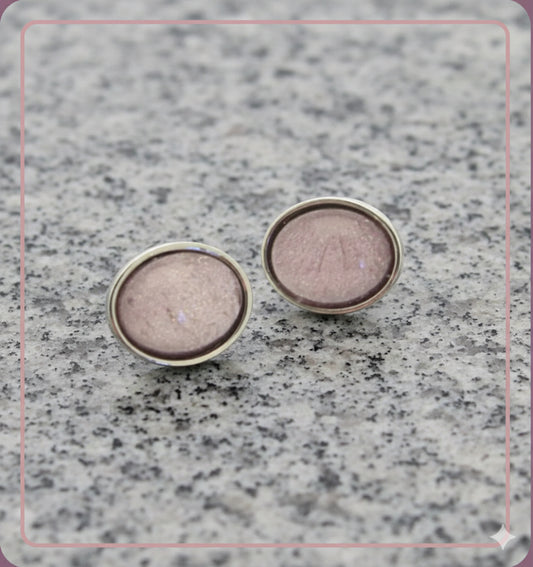 Purple Droplet Earrings