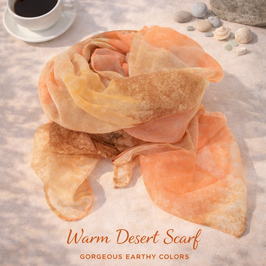 Orange Blended Scarf