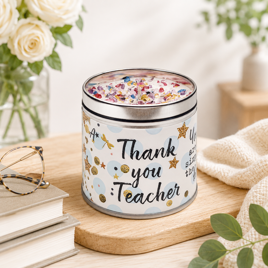 Thank You Teacher Candle
